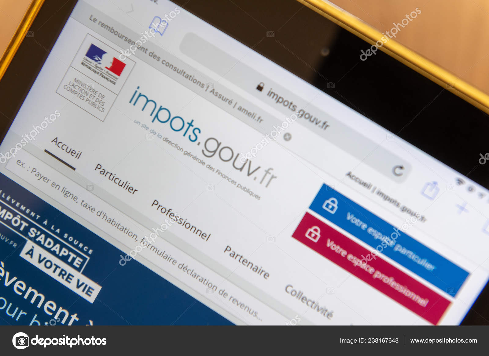domanda impot gouv