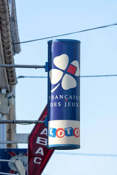 Paris France Вересня 2019 Fdj Francaise Des Jeux Sign Building — стокове фото