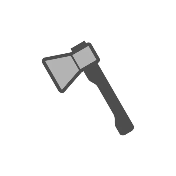 Axe icône vectorielle colorée, outil de jardin, équipement et accessoire — Image vectorielle