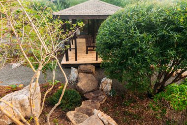 güzel Japon taş Peyzaj Bahçe