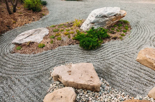 Красивый японский каменный пейзаж Лицензионные Стоковые Фото