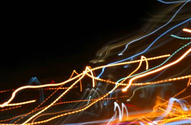 Arka plan. Renkli ışık doğrultusunda hareket.