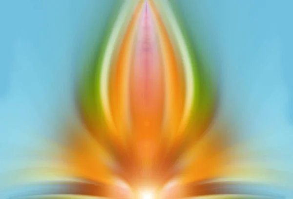 Abstracte Energie Bloem Lente Achtergrond Voor Tekst Yoga Aura Licht — Stockfoto