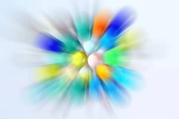 Abstrato bolas de cores diferentes em um fundo leve . — Fotografia de Stock