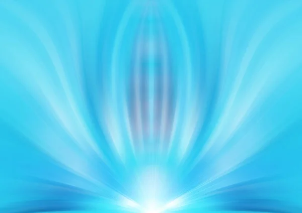 Mavi renk soyut arka plan. Enerji çiçeği. Metin için yer.