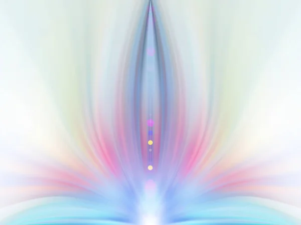 Abstract Futuristic Color Background Energy Flower Concept — Stockfoto