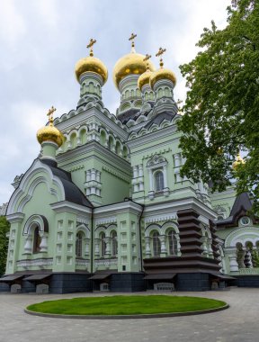 Ukrayna 'nın kutsal şefaat manastırı Kiev Katedrali.