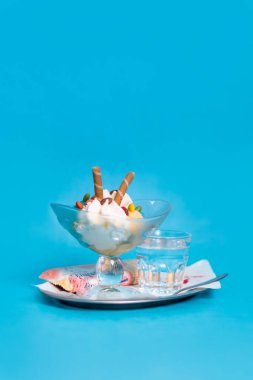 Glasschale Auf Tabletinde Kindereisbecher