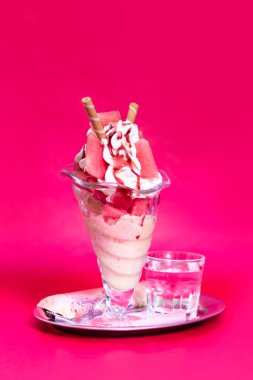 Glasschale 'de Eisbecher Wassermelone 