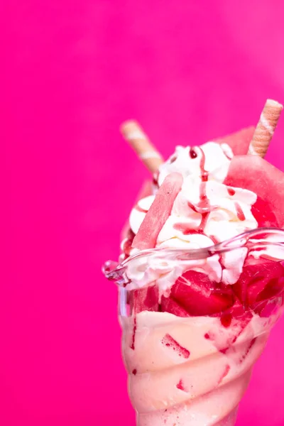 Glasschale 'de Eisbecher Wassermelone 