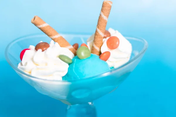 Glasschale Auf Tabletinde Kindereisbecher