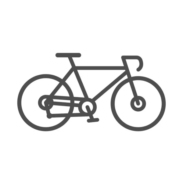 Ποδήλατο Επίπεδη Εικόνα Εικονογράφηση Διανύσματος — Διανυσματικό Αρχείο