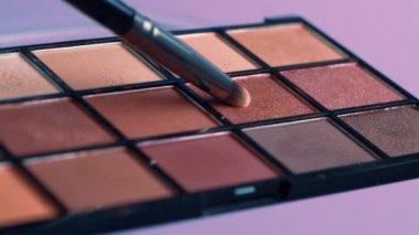 Fırça, makyajda kullanılmak üzere kıllarda kahverengimsi bir pigmenti alır..
