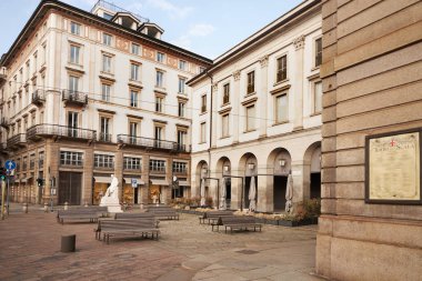 Eski tabela, ad Teatro alla Scala. Milan İtalya. 22.08.2020