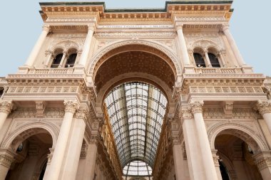 Galleria Vittorio Emanuele II, İtalya 'da. 22.08.2020