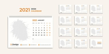 2021 numaralı masa takvimi. Yıllık planlamacı. Okul ve şirket programı.