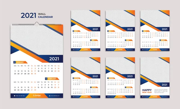 Duvar takvimi 2021. Yıllık planlamacı. Okul ve şirket programı.