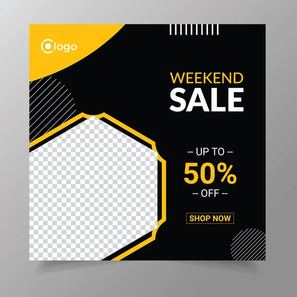 Web ve sosyal medya için modern moda satışı afişi, moda afişi