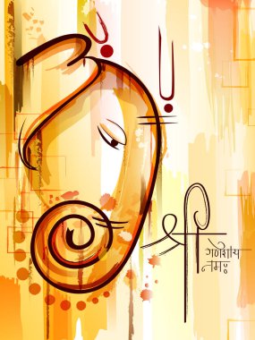 Mutlu Ganesh Chaturthi Hindistan Festivali kutlamaları