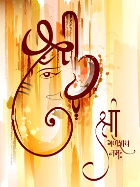 Mutlu Ganesh Chaturthi Hindistan Festivali kutlamaları