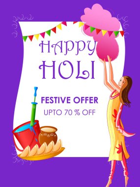 Renkli geleneksel bayram alışveriş indirim teklif reklam arka plan renkleri Hindistan Festivali için