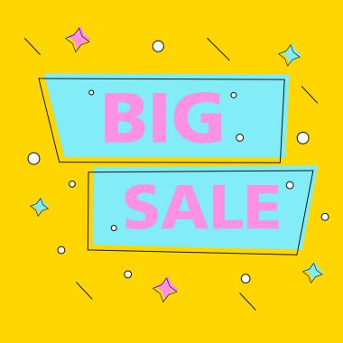 Büyük Satış Promosyon teklif arka plan için reklam afiş