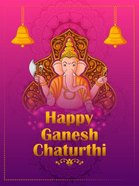 Mutlu Ganesh Chaturthi Hindistan Festivali kutlamaları