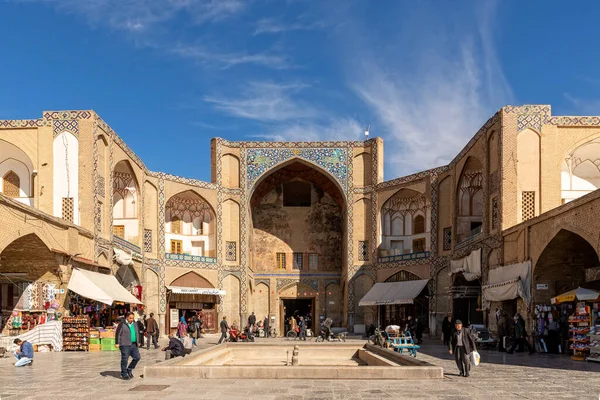 Marzo 2018 Ingresso Grande Bazar Isfahan Iran — Foto Stock