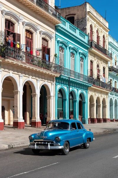 Серпня 2109 Класичний Американський Автомобіль Вінтедж Барвистій Вулиці Старої Гавани — стокове фото