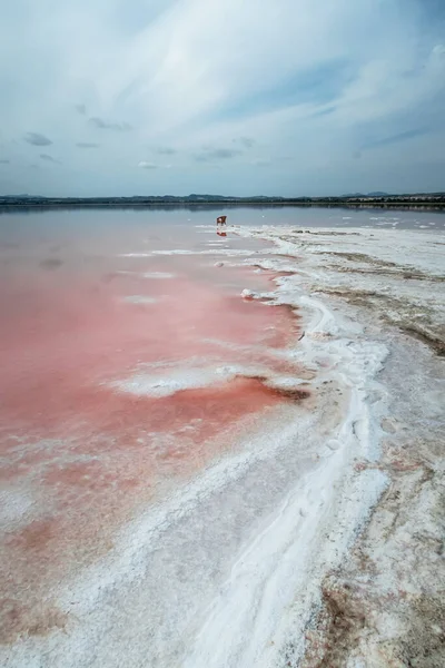 Pembe tuz gölü panoramik görünümü