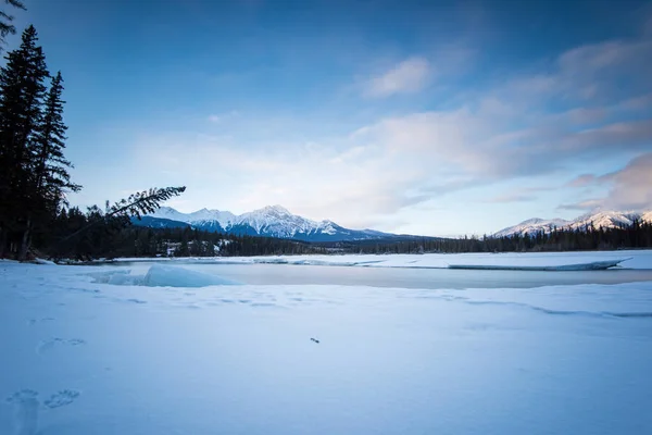 Krajobraz Naturalny Jasper Alberta Kanada — Zdjęcie stockowe