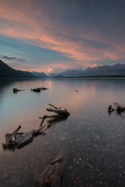 Tramonto Montagna — Foto Stock