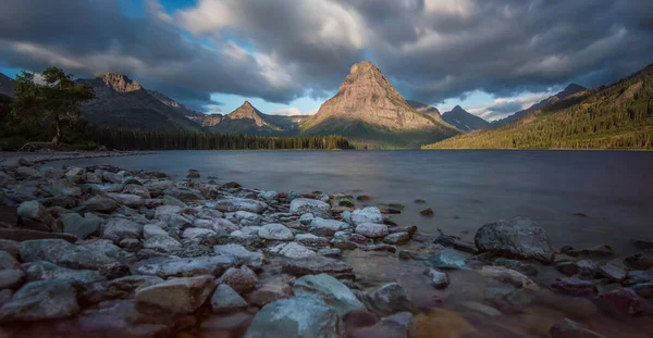 Gletsjer Waterton Landschap Zomer — Stockfoto