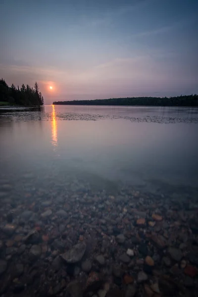 Захід Сонця Влітку — стокове фото