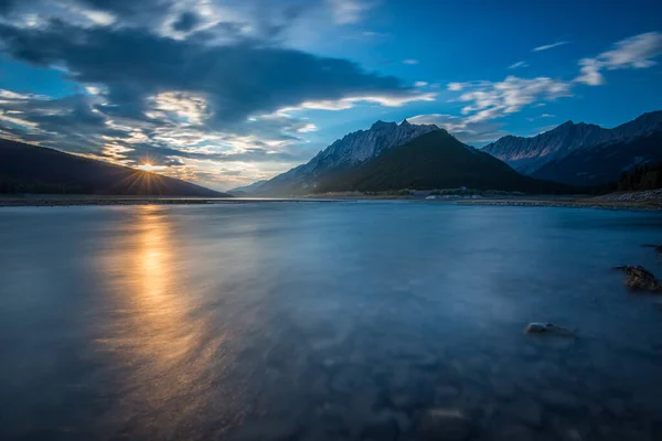 Tramonto Estivo Montagna — Foto Stock