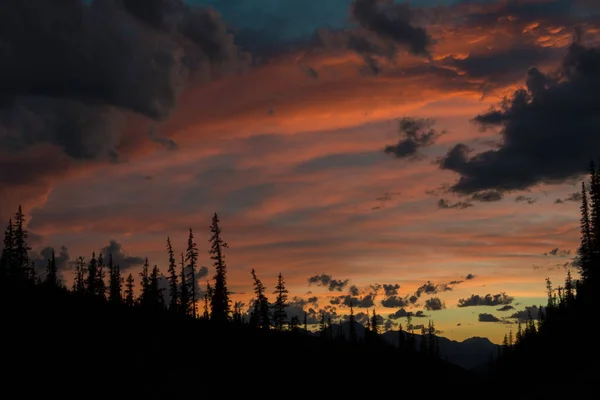 Tempesta Montagna — Foto Stock