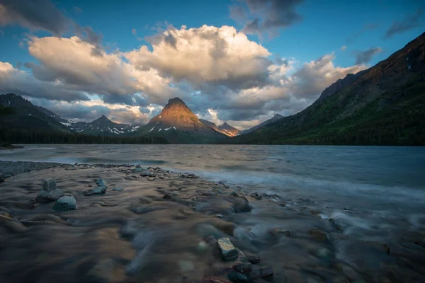 Hermoso Paisaje Montaña Del Parque Nacional Glaciar Canadá —  Fotos de Stock