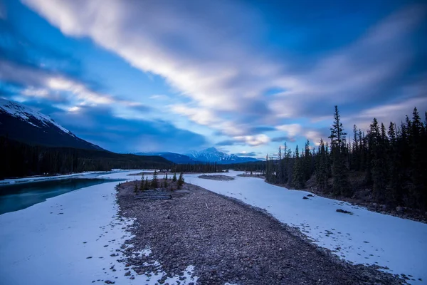 加拿大荒野中的冬天 — 图库照片