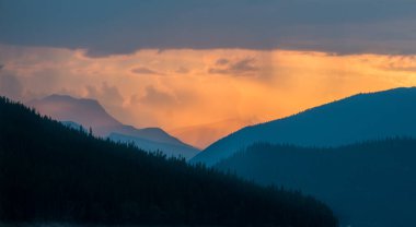 Jasper, Alberta, Kanada 'nın doğal manzarası