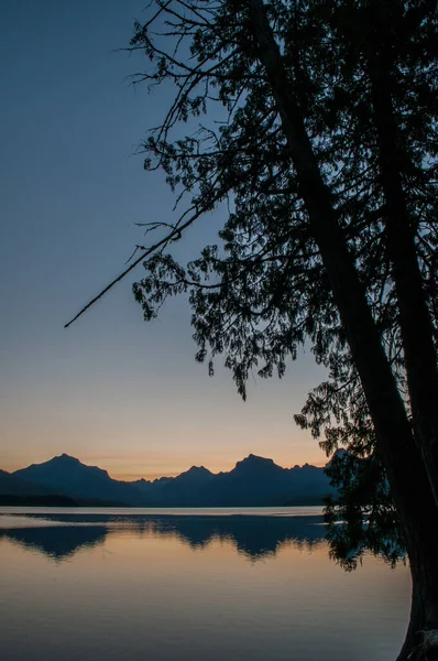 Parque Nacional Glaciar Atardecer —  Fotos de Stock