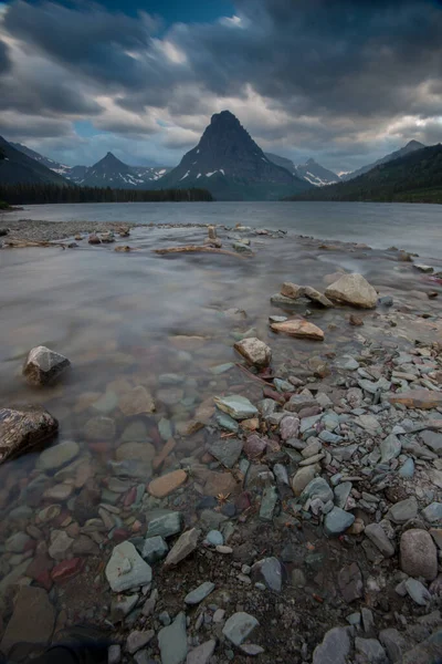 Wunderschöne Berglandschaft Des Gletschernationalparks Kanada — Stockfoto