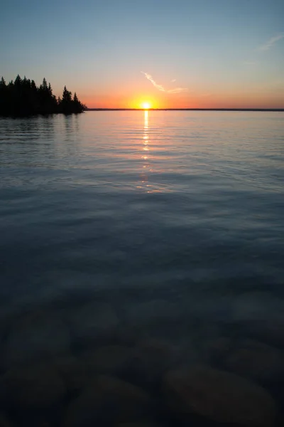 Zonsondergang Prairies — Stockfoto