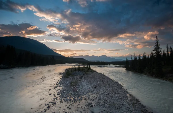 Természetes Táj Jasper Alberta Kanada — Stock Fotó