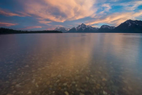 Tramonto Montagna — Foto Stock