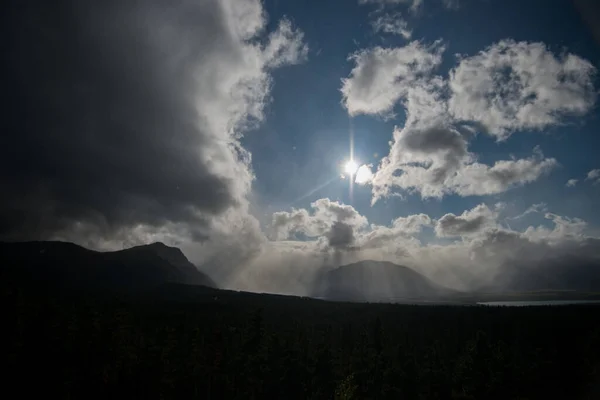 Tempesta Montagna — Foto Stock