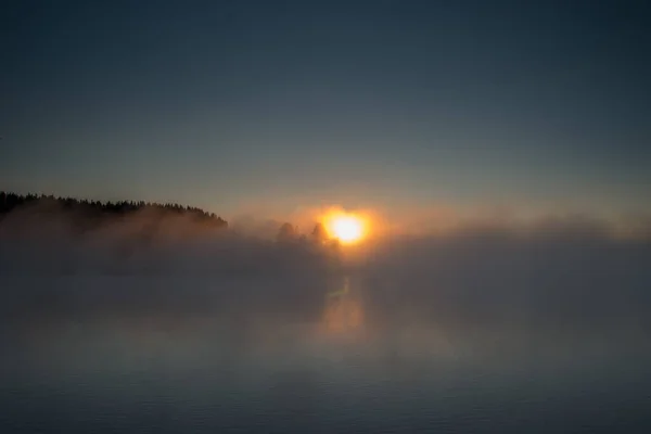 Sunrise Fog — Stock Photo, Image
