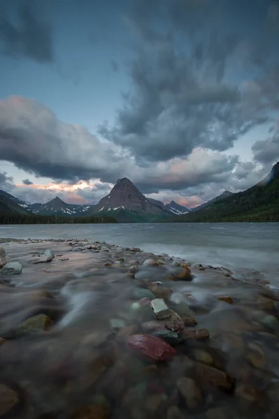 Prachtig Berglandschap Van Gletsjer Nationaal Park Canada — Stockfoto