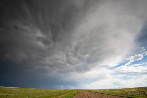 Stormy skies in the Canadian prairies