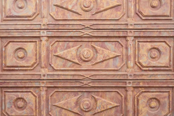 patterned decorative brown textured fence tile. Ceramic panel, decor