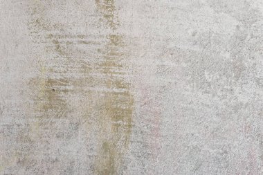 Beton bir duvardaki eski beyazlatıcı dokusu. İnce taneli soyut beyaz boya desen Dekoratif Alçı Doku